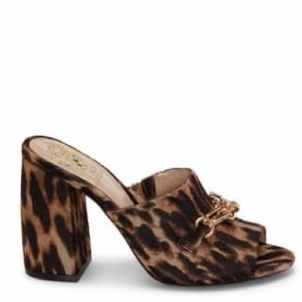 Vince Camuto Leopard Heel Sandal - Picture 3 of 8